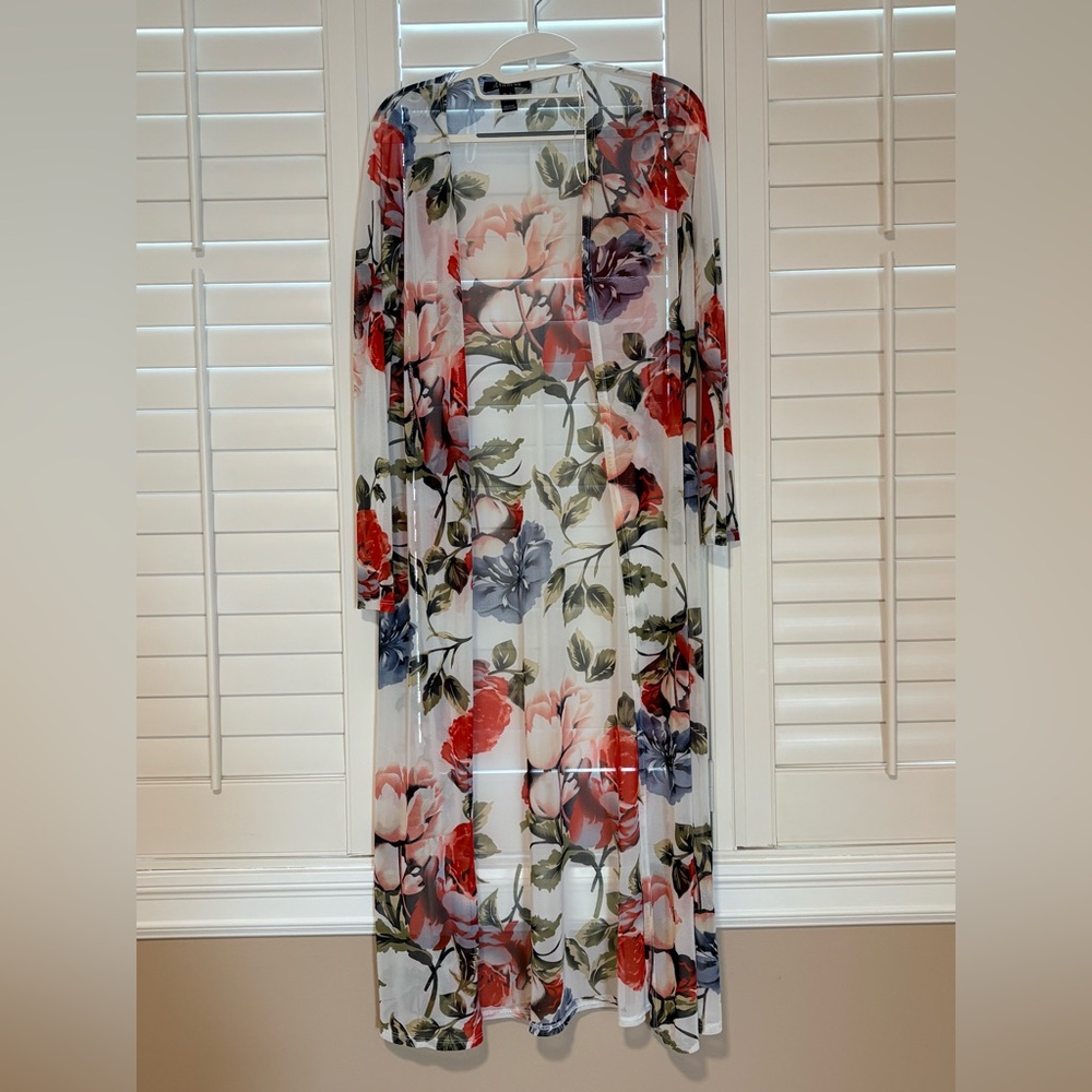 Revamped Floral Maxi Dress in Red, Pink, Green, Blue